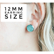 12MM Druzy Earrings - Be Brave