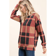 Cozy Fireside Plaid Top