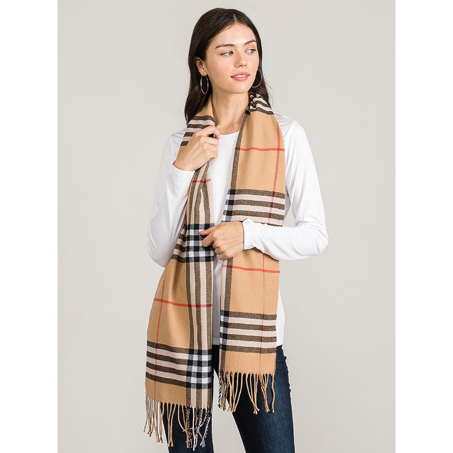 Oblong Scarf - Burberry Inspired Khaki II