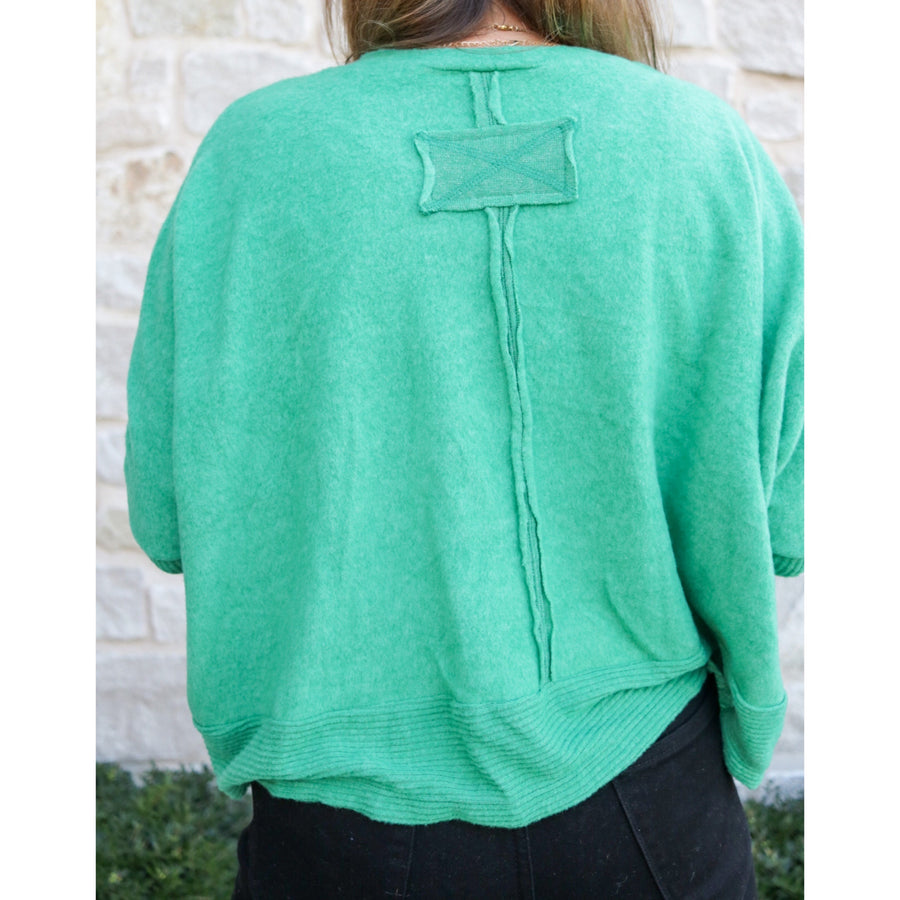 Hacci Soft Sweater - Green