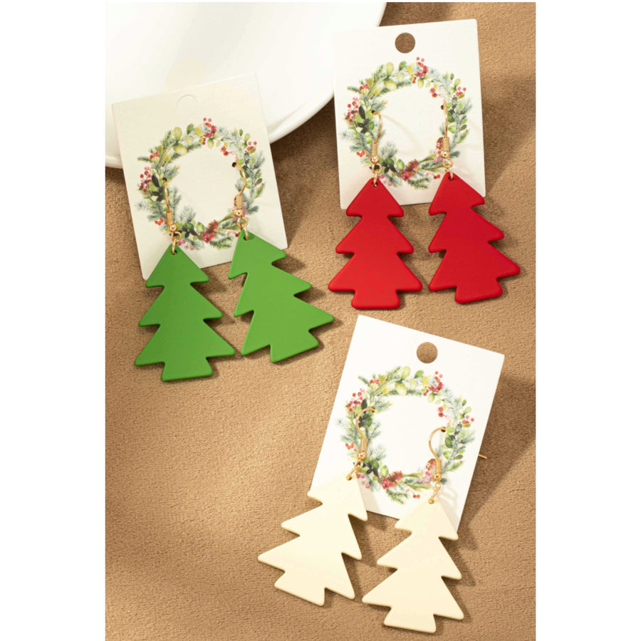 Christmas Tree Statement Earrings