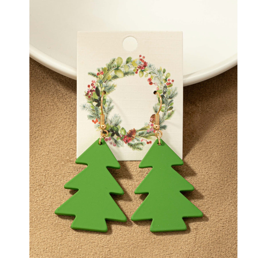 Christmas Tree Statement Earrings