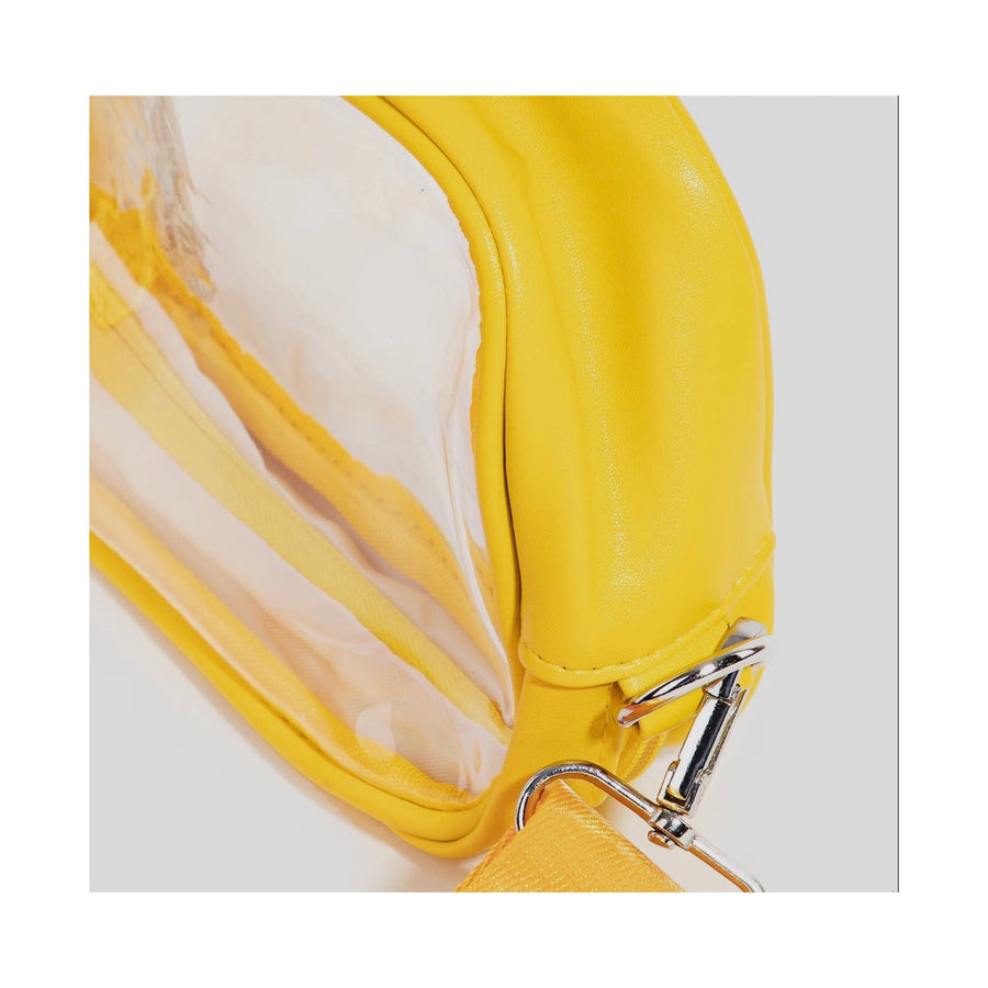 Clear Rectangle Game Day Bag - Yellow