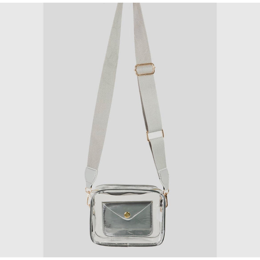 Clear Stadium Bag - Platinum