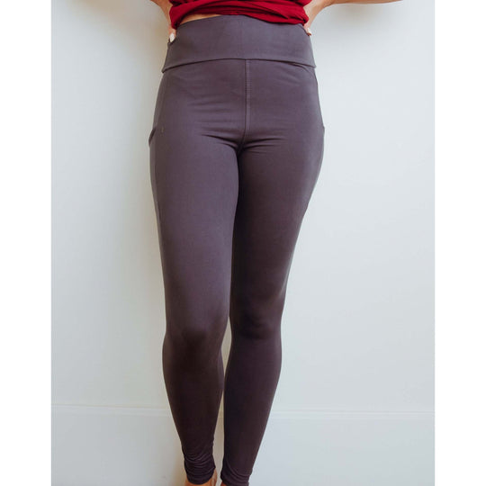 Savvy Magic Leggings (Pockets) - Charcoal