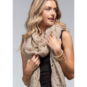 Net Oblong Scarf - Oatmeal