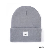 Smiley Face Beanies - 2 Colors