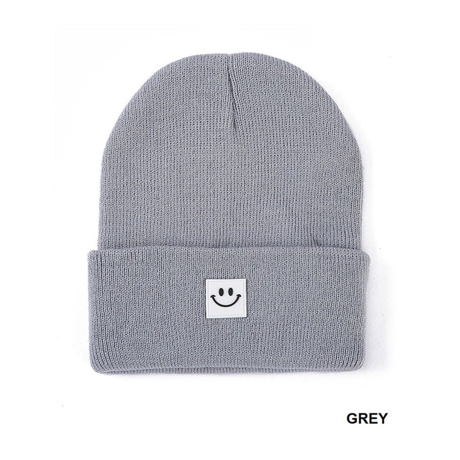 Smiley Face Beanies - 2 Colors