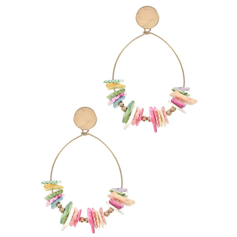 Seashell Shore Statement Earrings