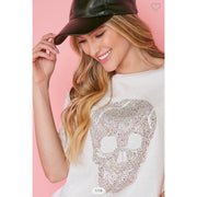 Rhinestone Skull T-Shirt