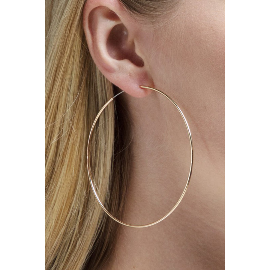 Hoop Earrings - Silver or Gold