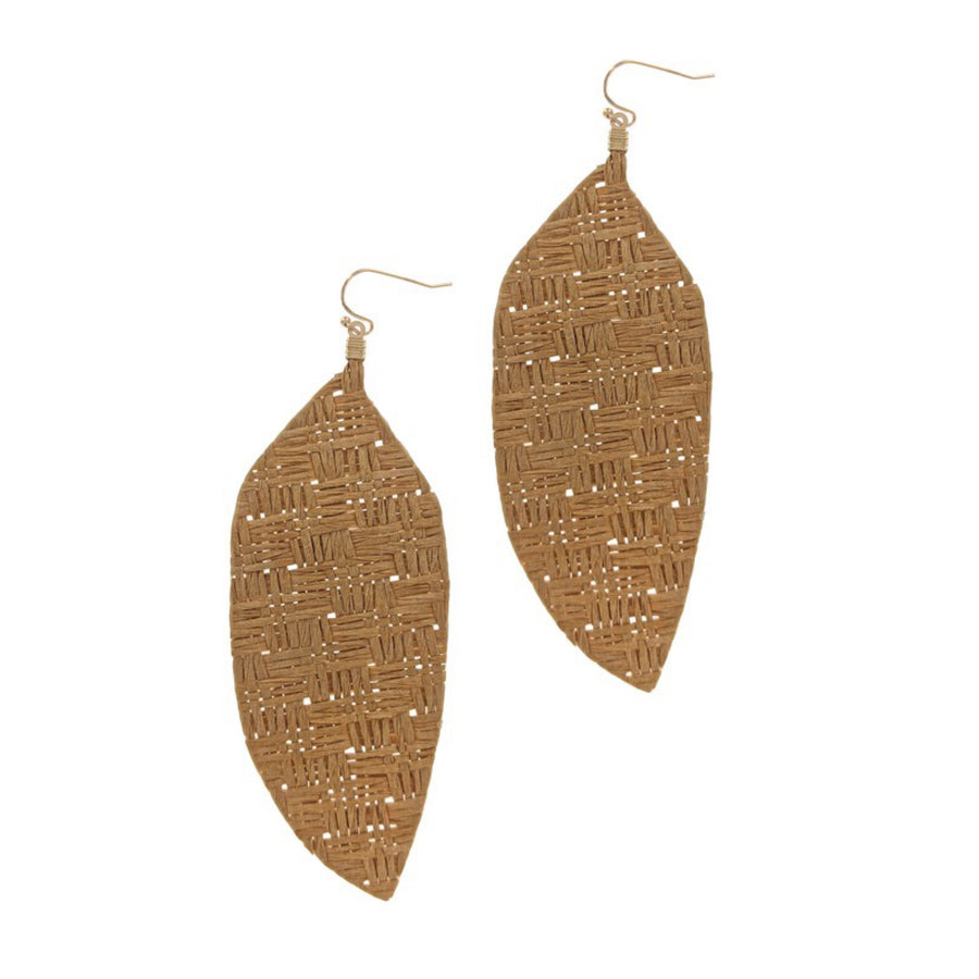 Sandy Nights Cork Statement Earrings