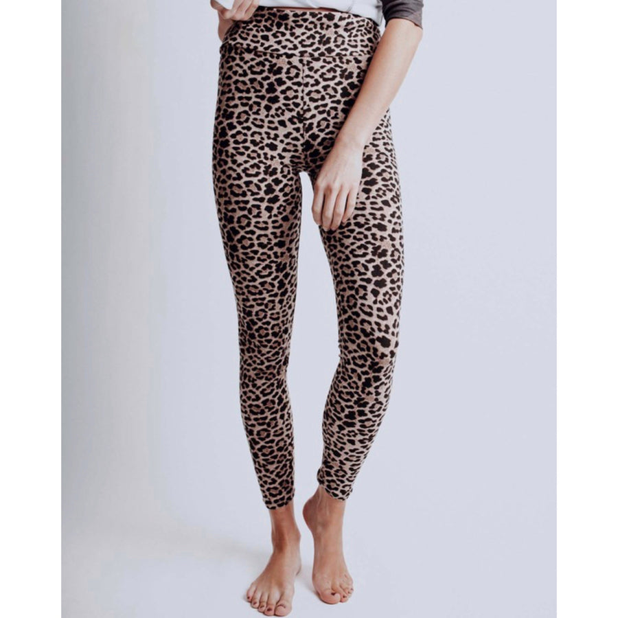 Leopard Leggings - Brown