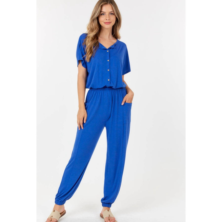 Big Trip Jumpsuit - Blue