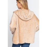 Warm by the Fire Hoodie Jacket - Champagne