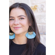 Amalfi Fan Statement Earrings