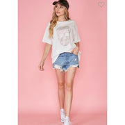 Rhinestone Skull T-Shirt