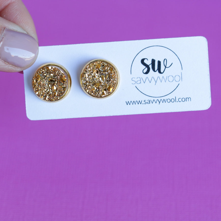 Savvy Studs - Gold Goddess