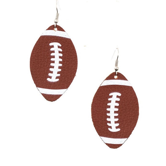 Football Statement Earrings