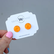 Savvy Studs - Tangerine