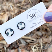 Druzy Earrings -  Soccer (Bigs or Minis)