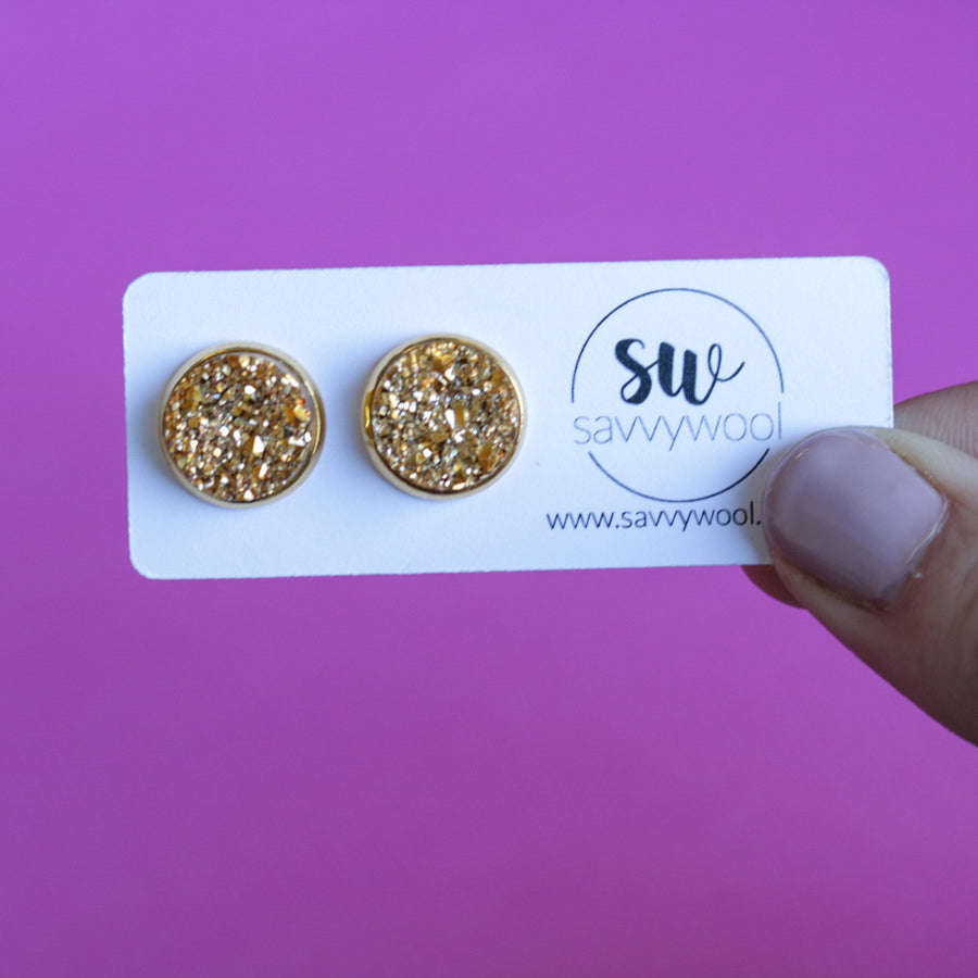 Savvy Studs - Gold Goddess