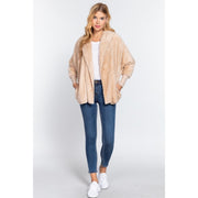 Warm by the Fire Hoodie Jacket - Champagne