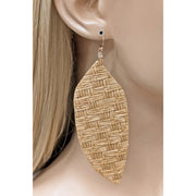 Sandy Nights Cork Statement Earrings