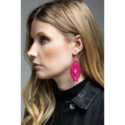 Fuchsia Statement Earrings