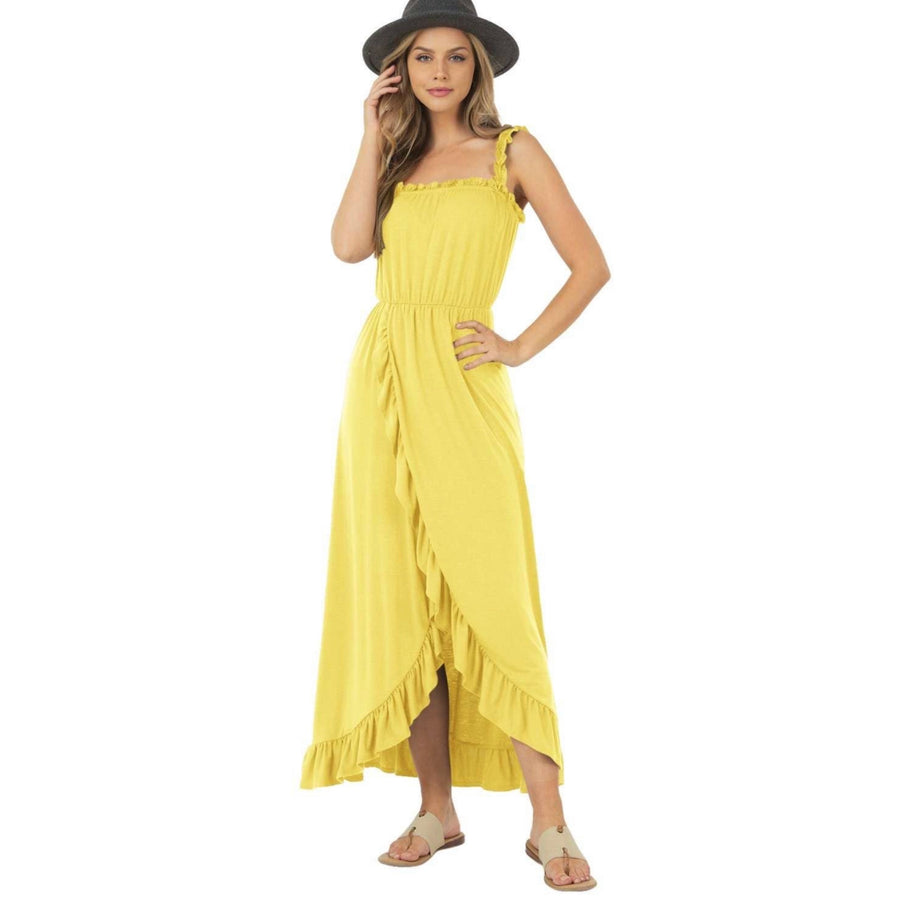 Smocked and Ruffled Day Dress