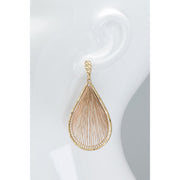 Opal Colored Statement Earrings