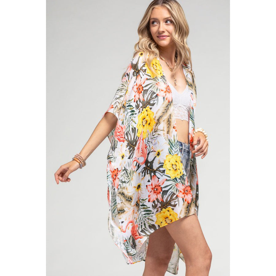 Spring Kimono - Hibiscus