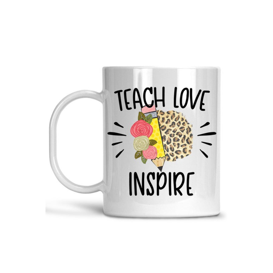 Teacher Gift - Teach Love Inspire Mug