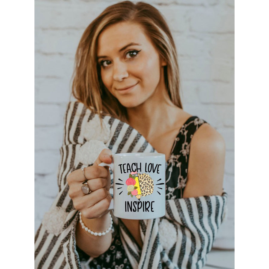 Teacher Gift - Teach Love Inspire Mug