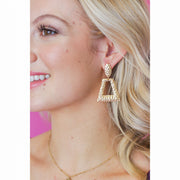 Glamour Girl Earrings - In Gold