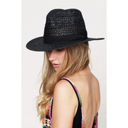 Spring Break Panama Hat - Black