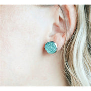 12MM (Bigs) Druzy Earrings -  Heather