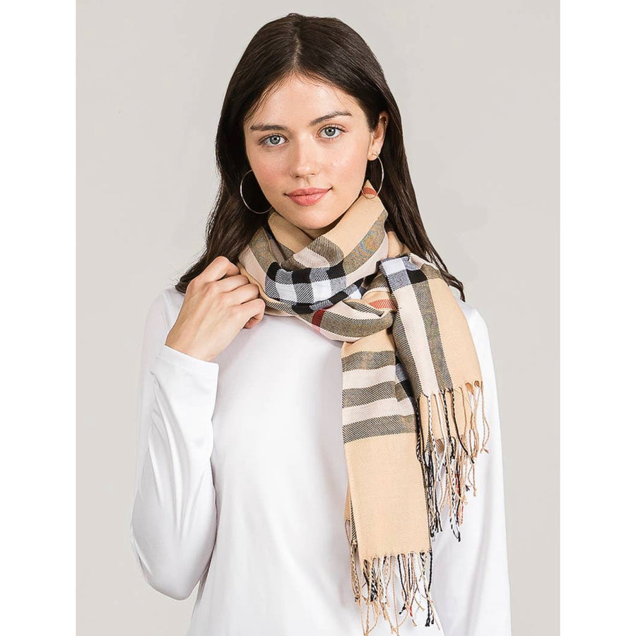 Oblong Scarf - Burberry Inspired