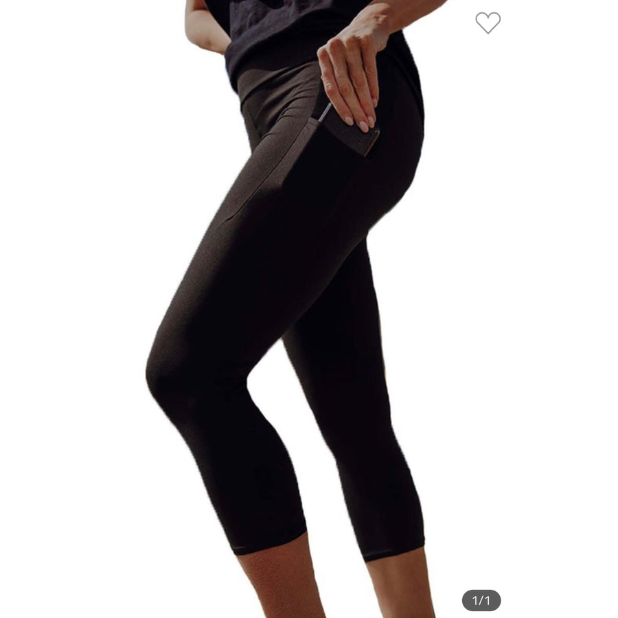 Savvy Magic Capri Leggings - Black