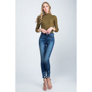 Special A Jeans Wisker Bottom Hem