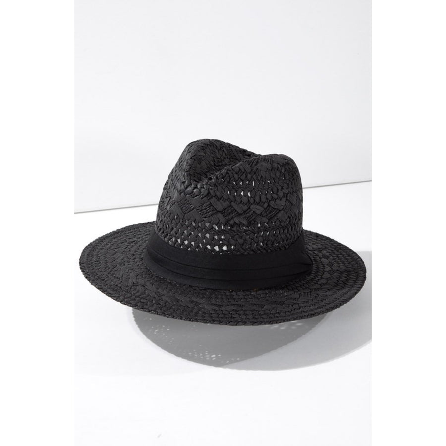 Spring Break Panama Hat - Black