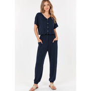 Big Trip Jumpsuit - Navy