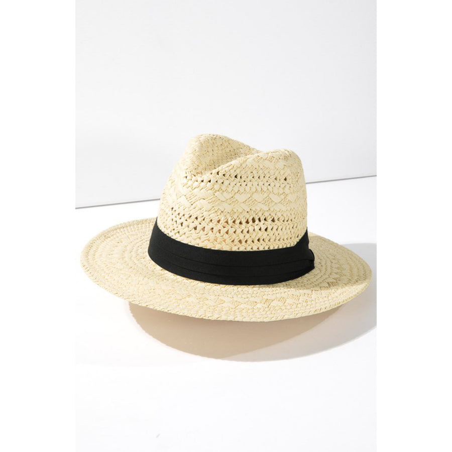 Spring Break Panama Hat - Black