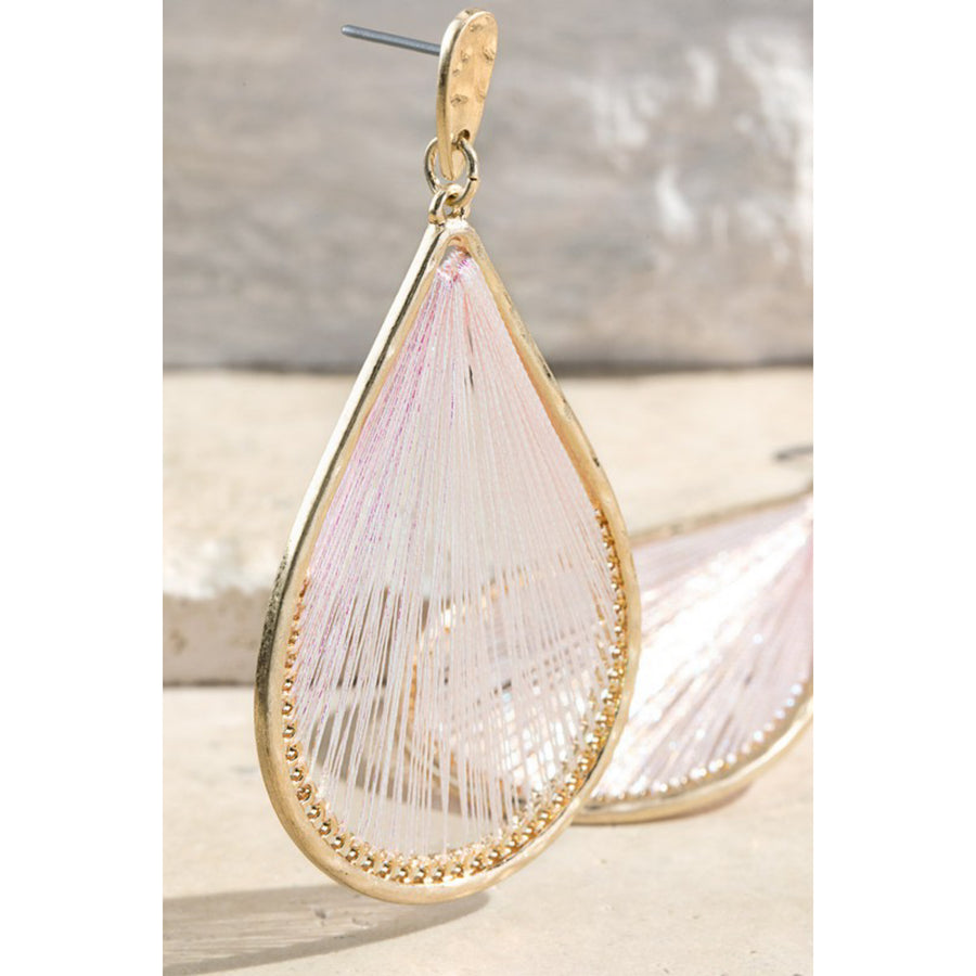 Opal Colored Statement Earrings