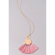 Drop Statement Necklace - Mint, Lt Pink, Drk Blush